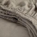 Cinderella hoeslaken Jersey Taupe Tot 25 matrashoogte