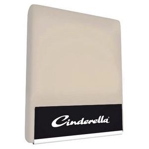 Cinderella - Hoeslaken (tot 35 cm) - Jersey - 90x200 cm/210 cm - Taupe