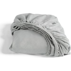 Cinderella - Hoeslaken (tot 35 cm) - Jersey - 90x200 cm/210 cm - Lichtgrijs