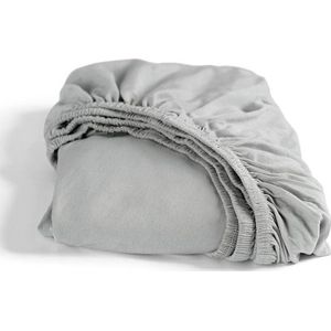 Cinderella - Hoeslaken (tot 35 cm) - Jersey - 160x200 cm/210 cm - Lichtgrijs
