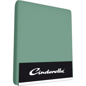 Cinderella - Hoeslaken - Groen - Jersey - 90 x 200 cm