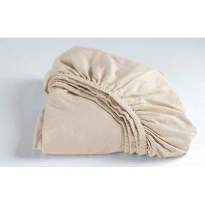 Cinderella - Hoeslaken - Tot 25 cm matrashoogte - Jersey - 120x200 cm - Zandkleur