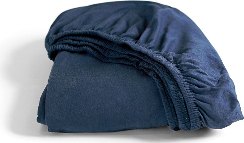 Cinderella - Hoeslaken (tot 25 cm) - Jersey - 180x200 cm/210 cm - Blauw