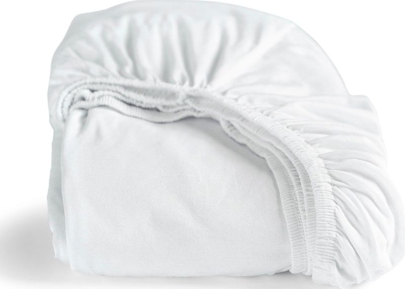 Cinderella Dubbel Jersey Hoeslaken - Ook Geschikt voor Boxspring - 180x200/210 cm - tot 25 cm  - Wit