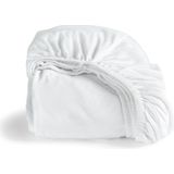 Cinderella - Double-Jersey Hoeslaken - Wit - 100% Katoen