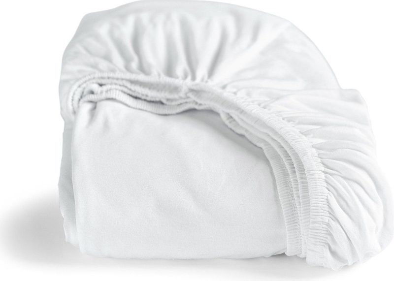 Cinderella - Double-Jersey Hoeslaken - Wit - 100% Katoen