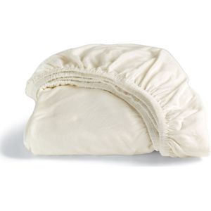 Cinderella - Hoeslaken (tot 25 cm) - Double Jersey - 120x200/210/220 - Ivoor