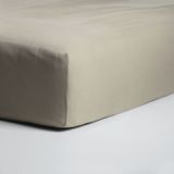 Cinderella Dubbel Jersey Hoeslaken - Twijfelaar - Ook Geschikt voor Boxspring - 120x200/210/220 cm - tot 25 cm  - Taupe