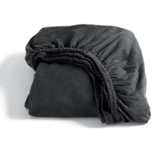 Cinderella - Hoeslaken - tot 25 cm matrashoogte - Double Jersey - 70x200 - Antraciet