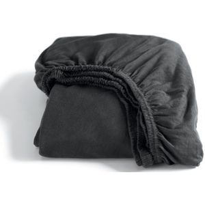 Cinderella - Hoeslaken - tot 35 cm matrashoogte - Double Jersey - 180x200/210 - Antraciet