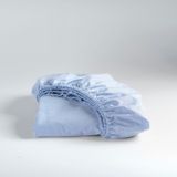 Spannbettuch Cinderella Weekend Soft Blue (Baumwolle)-100 x 200 cm