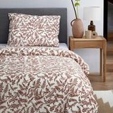 Cinderella Lotta - Dekbedovertrek - Katoen - 200x200/220 cm - Terra