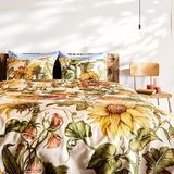 Cinderella - Serenade - Dekbedovertrek - Katoen Satijn - 240x200/220 cm + 2 kussenslopen 60x70 - Okergeel