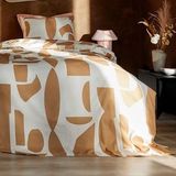 Cinderella - Barista - Dekbedovertrek - Katoen - 140x200/220 cm + 1 kussensloop 60x70 - Karamel