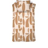 Cinderella - Barista - Dekbedovertrek - Katoen - 140x200/220 cm + 1 kussensloop 60x70 - Karamel