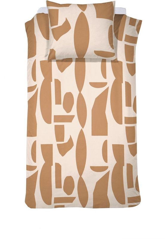 Cinderella - Barista - Dekbedovertrek - Katoen - 140x200/220 cm + 1 kussensloop 60x70 - Karamel