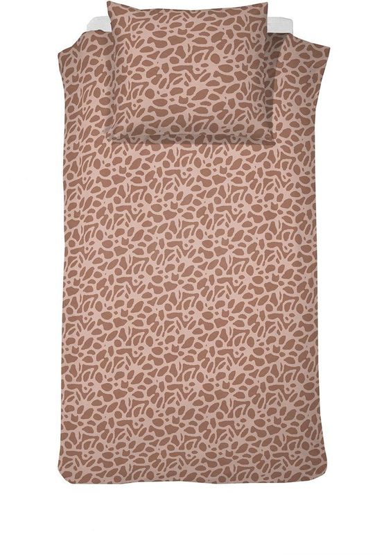Cinderella - Savanne - Dekbedovertrek - Katoen - 140x200/220 cm + 1 kussensloop 60x70 - Terra