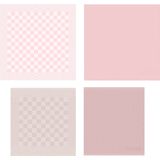 DDDDD - Theedoeken Set - Pastelkleuren - 100% Katoen