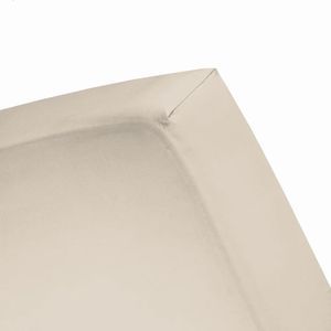 Cinderella - Flanellen Hoeslaken - Licht Zand - 180 x 200/210 cm