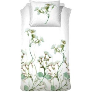 Dekbedovertrek Cinderella Sereen White Satijn-140 x 200 / 220 cm | 1-Persoons