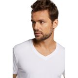 Bamboo Basics 2-Pak Heren T-shirts V-hals - Donkerblauw - Groen - Wit - Zwart