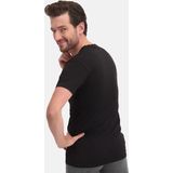 Bamboo Basics - Velo - T-shirts - Donkerblauw - Groen - Wit - Zwart - 2-pak - V-hals