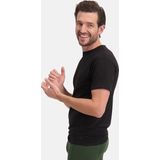 T-Shirt Bamboo Basics Men Ruben Black 