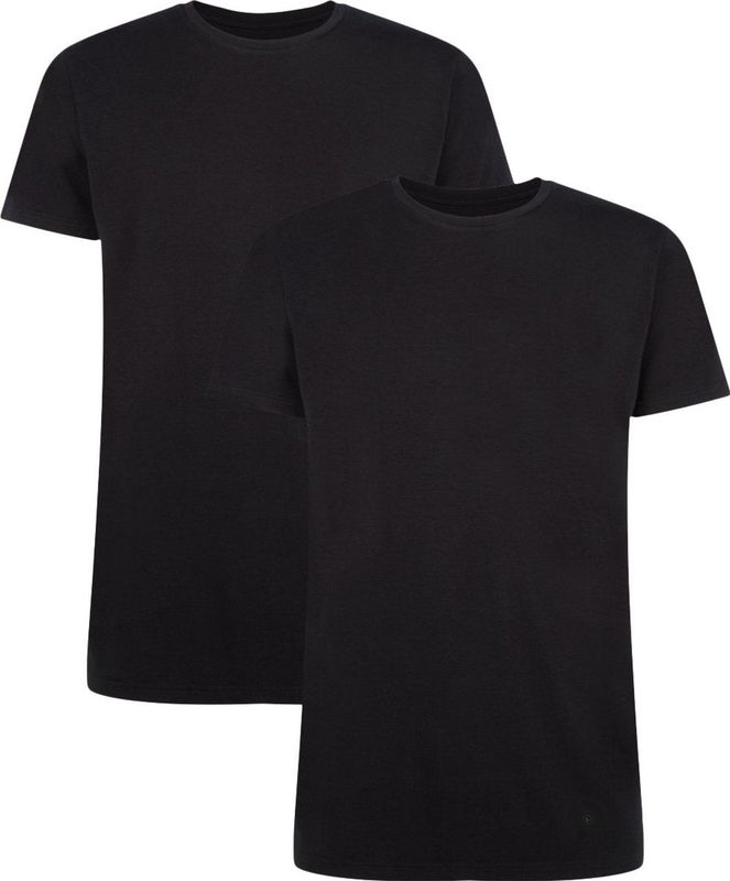 T-Shirt Bamboo Basics Men Ruben Black 