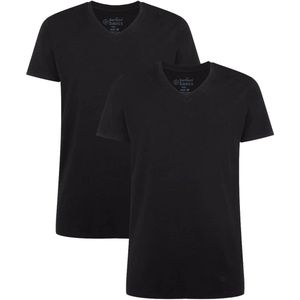 Bamboo Basics T-shirt Velo-003 - Zwart, V-hals - 2-Pack