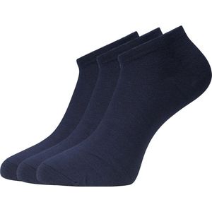 Dani - Sneakersokken - Navy - 3-pack - Korte Sokken tot op de Enkel