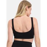 Bamboo Basics Voorgevormde Naadloze Bh Top Fleur met Bamboe Zwart