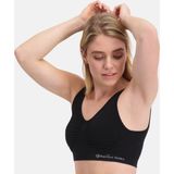 Bamboo Basics Voorgevormde Naadloze Bh Top Fleur met Bamboe Zwart