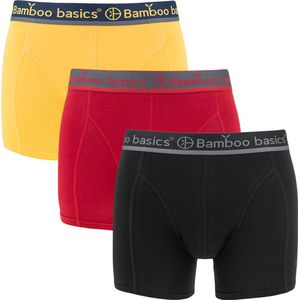 Boxershort Bamboo Basics Men Liam Red Black Ocre 
