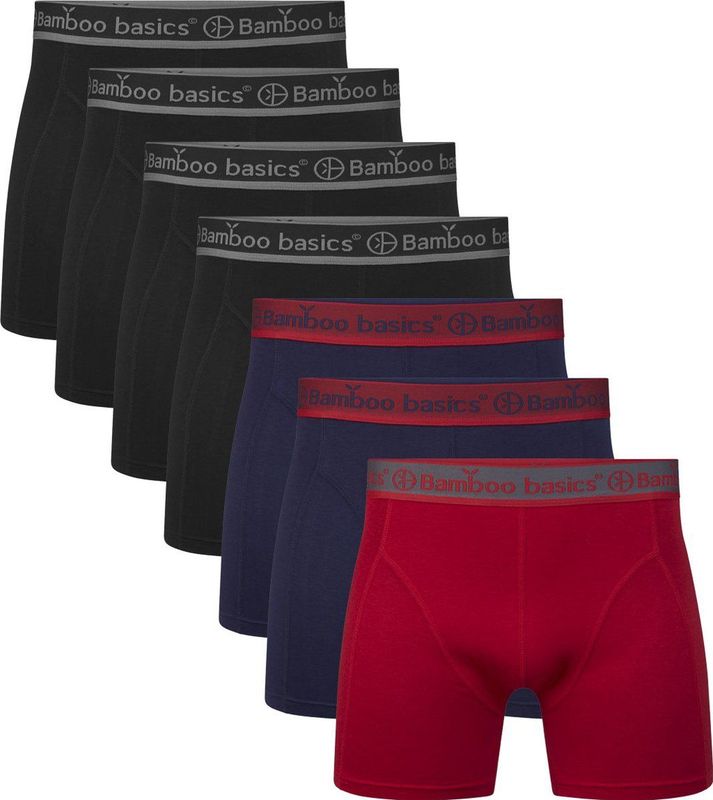 Bamboo Basics - Heren Boxers - 7-Pack - Multicolor - Bamboe Viscose