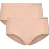 Bamboo Basics - Sophie - Huidskleur - 2-pack Naadloos Ondergoed - Dames Hipster
