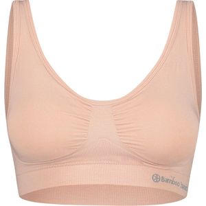 Comfortabel & Zijdezacht Bamboo Basics Seamless Padded Bra Fleur - Roze - S