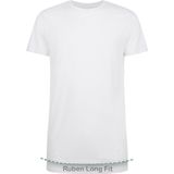 Bamboo Basics - Extra Lange T-shirt - Zwart - Bamboe Viscose en Katoen - 2-Pack