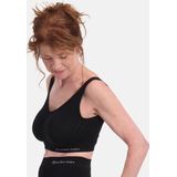 Bamboo Basics Niet-voorgevormde Naadloze Bh Top Nova met Bamboe (set van 2) Zwart