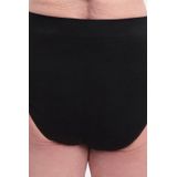 Bamboo Basics High Waist Maxislip Amy met Bamboe (set van 2) Zwart