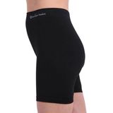 Bamboo Basics Biker Short Dames Naadloos Suze - Zwarte Korte Legging Dames - Maat XXL - Bamboe Bikershort Dames - Lange Onderbroek Dames