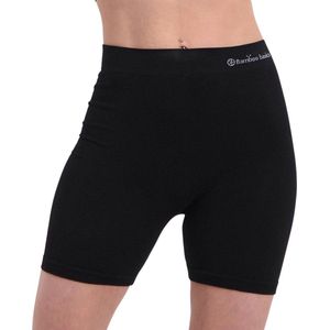 Biker short - Naadloos - Suze - Dames Broekje voor onder jurk - korte legging dames  - Zwart