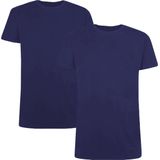 Bamboo Basics Ondershirt Ruben met Bamboe (set van 2) Donkerblauw