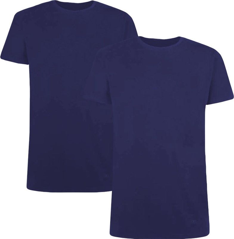 Bamboo Basics Ondershirt Ruben met Bamboe (set van 2) Donkerblauw