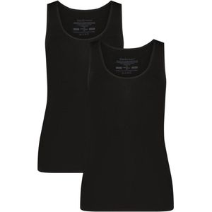 Bamboo Basics - Singlets Alice - Zwart - 2-pack