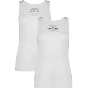 Bamboo Basics - Singlets Alice - Wit - 2-pack