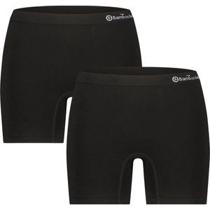 Bamboo Basics Seamless Boxershorts - 2-Pack - Zwart