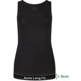 Bamboo Basics - Anna - Extra Lange Hemden - Wit en Zwart - 2-pak Dames Onderhemd