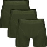 Bamboo Basics - 3-pak - Bamboe Heren Boxershorts - Groen