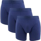 Bamboo Basics Rico - Bamboe Boxershorts Heren - Multipack 3 Stuks - Navy
