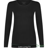 Bamboo Basics - Lara - Lange Dames Ondershirts - Zwart - 2-pak - Lange Mouw